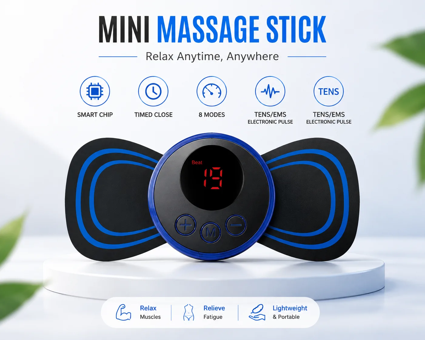 Double Stick Mini Massage Stick – 8 Modes - Image 2
