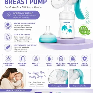 Momeasy Manual Breast Pump - 120 ML