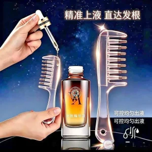 Scalp Applicator Comb with Hair Serum