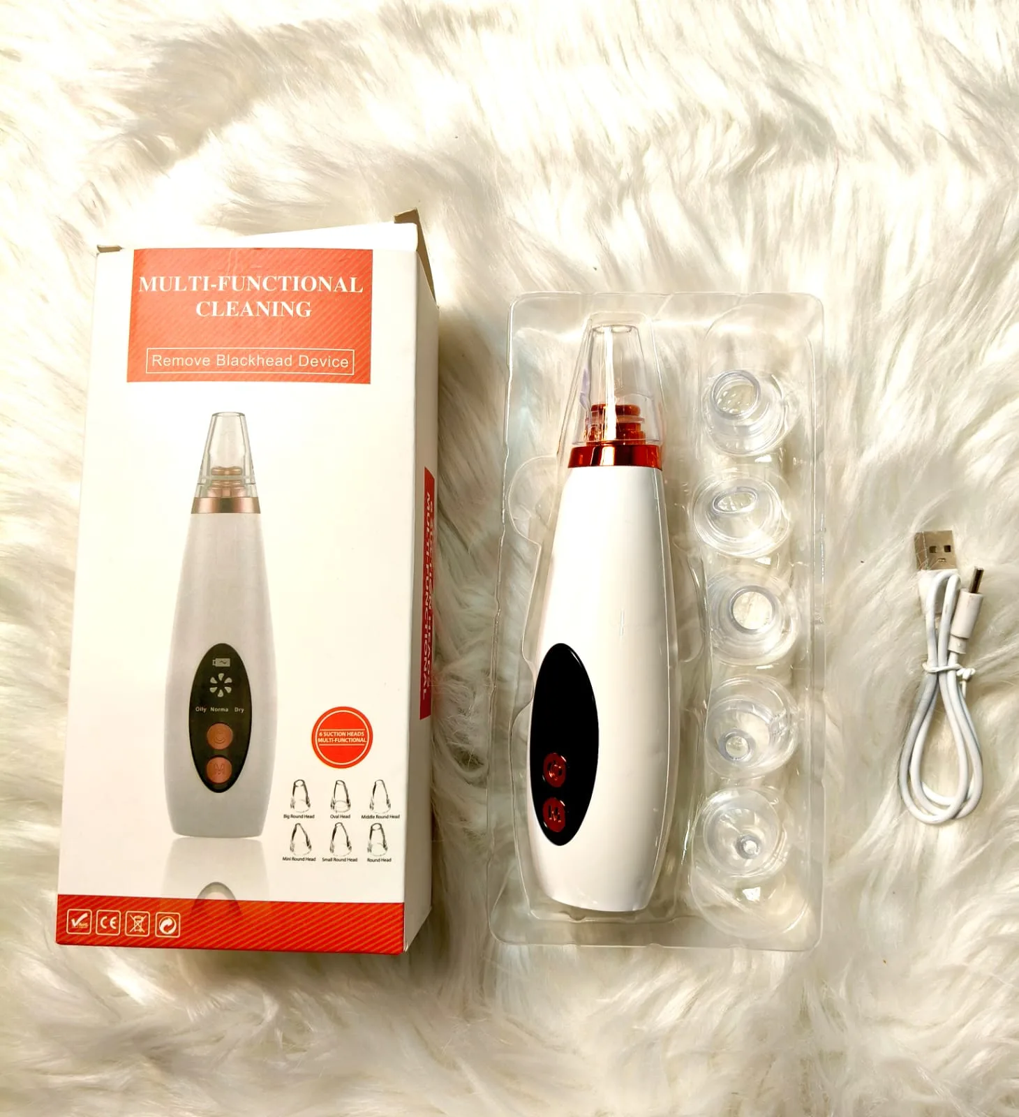 6-in-1 Electric Blackhead Remover & Pore Vacuum Cleaner - Image 3