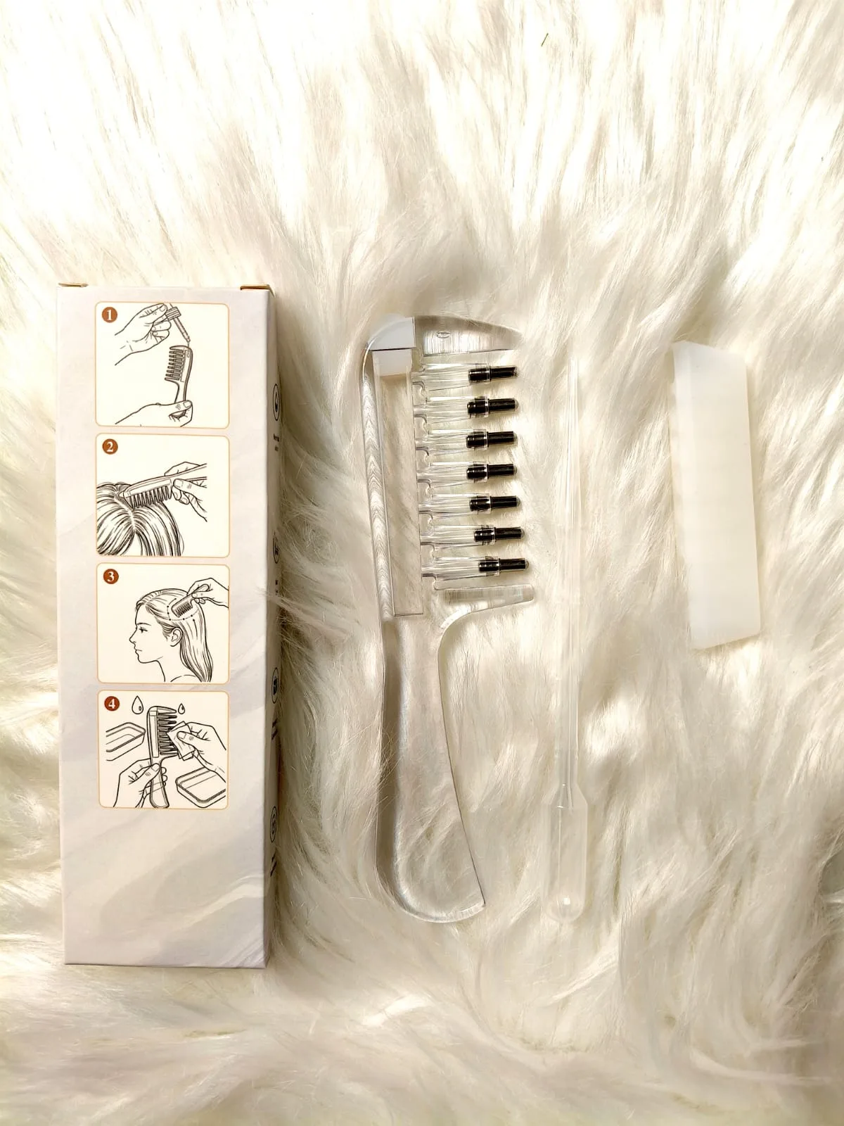 Scalp Applicator Comb with Hair Serum - Image 4